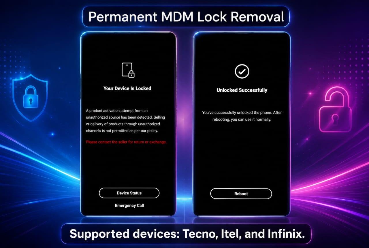 TECNO/INFINIX [ ID Removal - Cloud ID ] Officially OFF (All Models Supported) instant Auto Api ✅